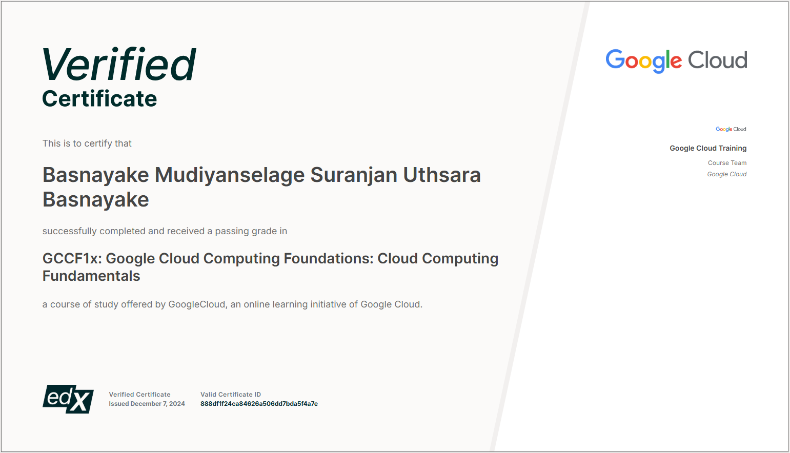 GCP Certification
